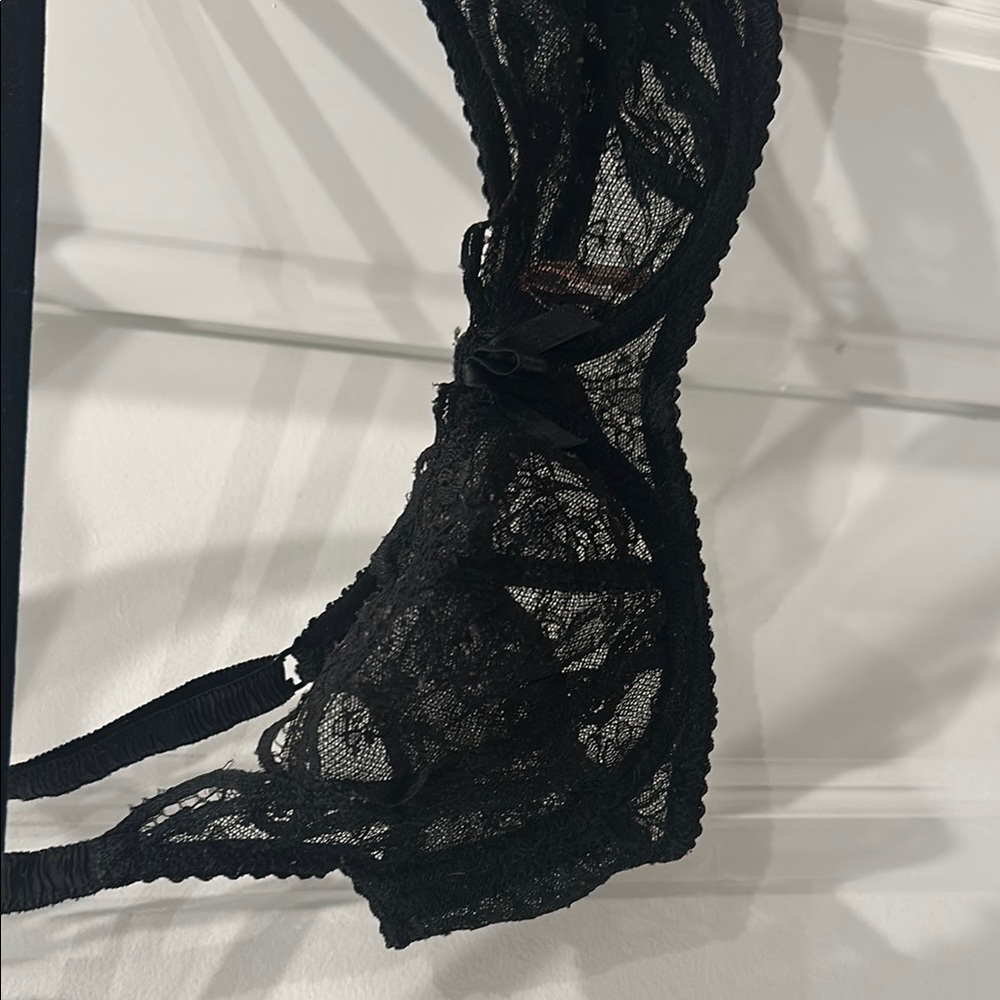 Black Lace Bra